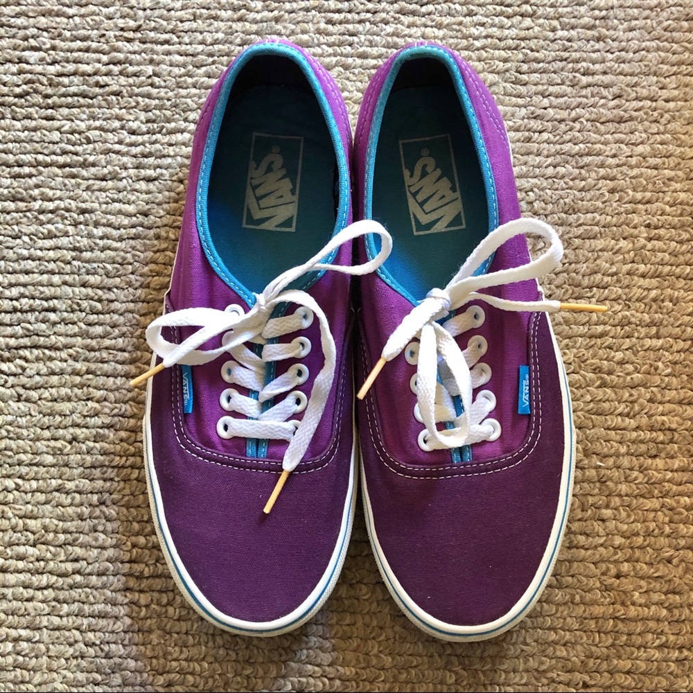 Vans Authentic Canvas Sneakers Purple/Blue